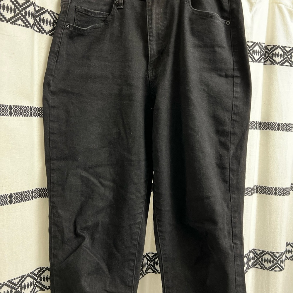 Black Relaxed “mom” Fit Jeans